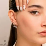 گوشواره-میخی-شوپینگ-قلب-سفید