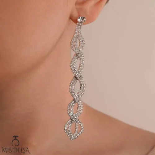 گوشواره جوااهری فشن کد 488