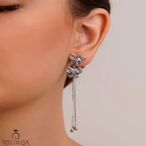 گوشواره فشن طرح پروانه