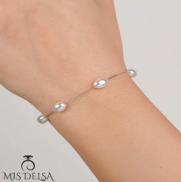 دستبند-5-مرواریدی-ژوپینگ- دستبند 5 مرواریدی ژوپینگ