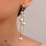 گوشواره طرح مرواریدهای آویخته