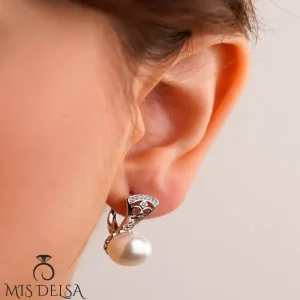 گوشواره طرح مروارید ژوپینگ کد 309