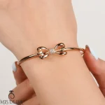 دستبند النگویی ژوپینگ طرح پاپیون