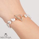دستبند دخترانه 15 قلب ژوپینگ