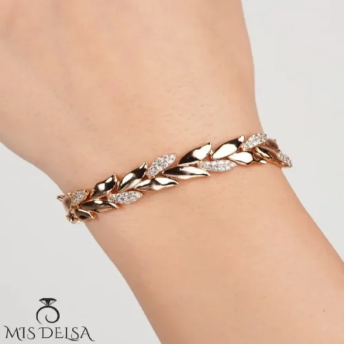 دستبند طرح گل ژوپینگ کد 895