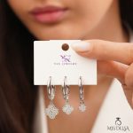 گوشواره 3 عددی ysx