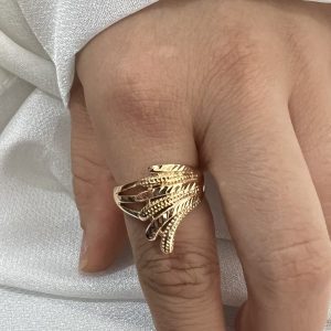 انگشتر زنانه طلاروس اصل مدل بال