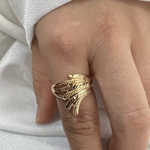 انگشتر زنانه طلاروس اصل مدل بال