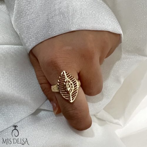 انگشتر زنانه طلاروس اصل مدل برگ