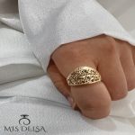 انگشتر زنانه طلاروس اصل مدل یج