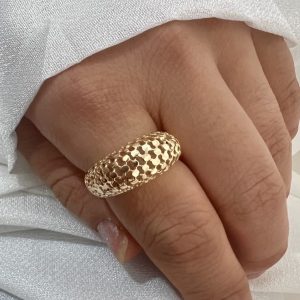انگشتر طلاروس اصل مدل تنی