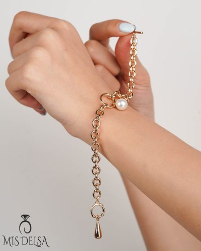 دستبند سکه و مروارید ژوپینگ