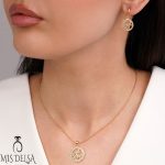 نیم ست طرح پروانه و نگین ysx