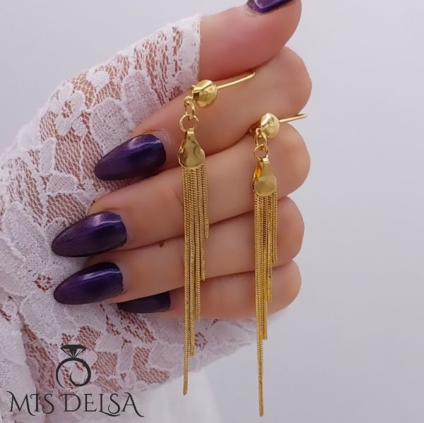 گوشواره-آویز-citygold-مدل-ثتا گوشواره آویز CityGOLD مدل ثتا