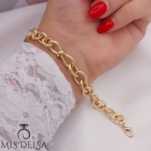 دستبند طرح طلا شین مدل پاپیون