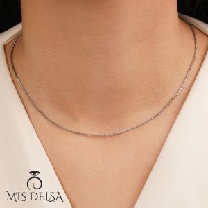 زنجیر ونزی ژوپینگ سفید 45 سانت 0.8 میل