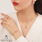 سرویس طرح طلا نگین دار ژوپینگ