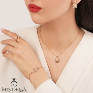 سرویس طرح طلا نگین دار ژوپینگ