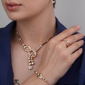 سرویس ژوپینگ طرح اشکی نگین‌ دار