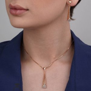 نیم‌ ست ژوپینگ طرح لوزی نگین‌ دار