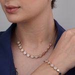 نیم‌ ست ژوپینگ طرح گل نگین‌ دار