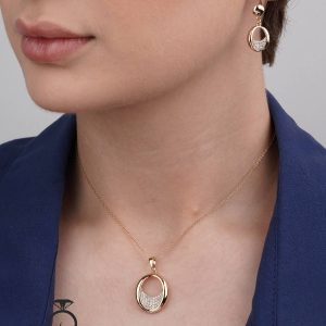 نیم‌ ست ژوپینگ مدل حلقه نگین‌ دار
