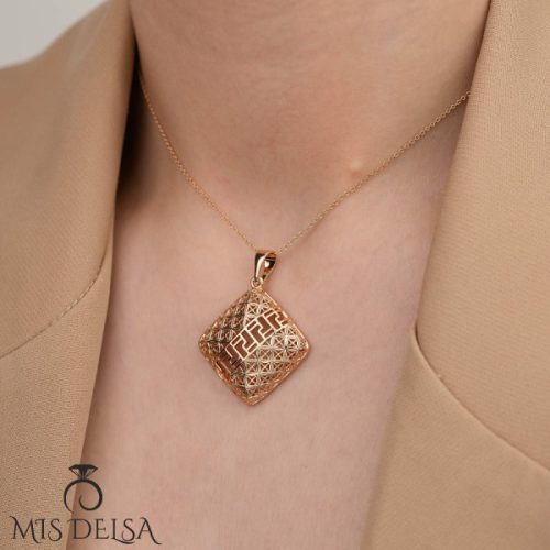 پلاک ژوپینگ مدل هندسی طلایی
