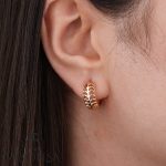 گوشواره حلقه‌ ای رزگلد ژوپینگ