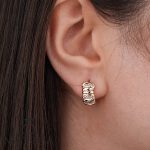 گوشواره حلقه‌ ای لایه‌ ای ژوپینگ