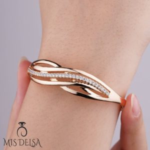 بنگل ژوپینگ مدل موج نگین‌ دار