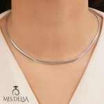زنجیر ژوپینگ سفید ماری ۶۰ سانت ۳ میل