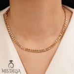 زنجیر ژوپینگ طلایی کارتیر 60 سانت 5 میل