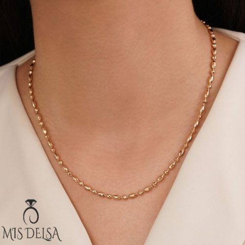 زنجیر ژوپینگ طلایی ۴۵ سانت توپی