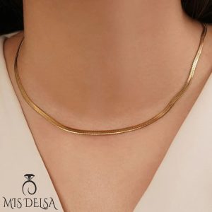 زنجیر ژوپینگ ماری طلایی ۵٠ سانت 3 میل