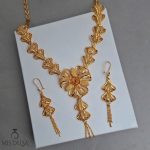 سرویس طلایی طرح گلبرگ مشبک