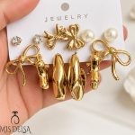 پک گوشواره ۶ عددی مروارید